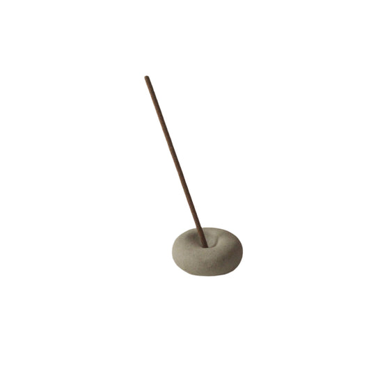 Ceramic Pebble Incense Holder