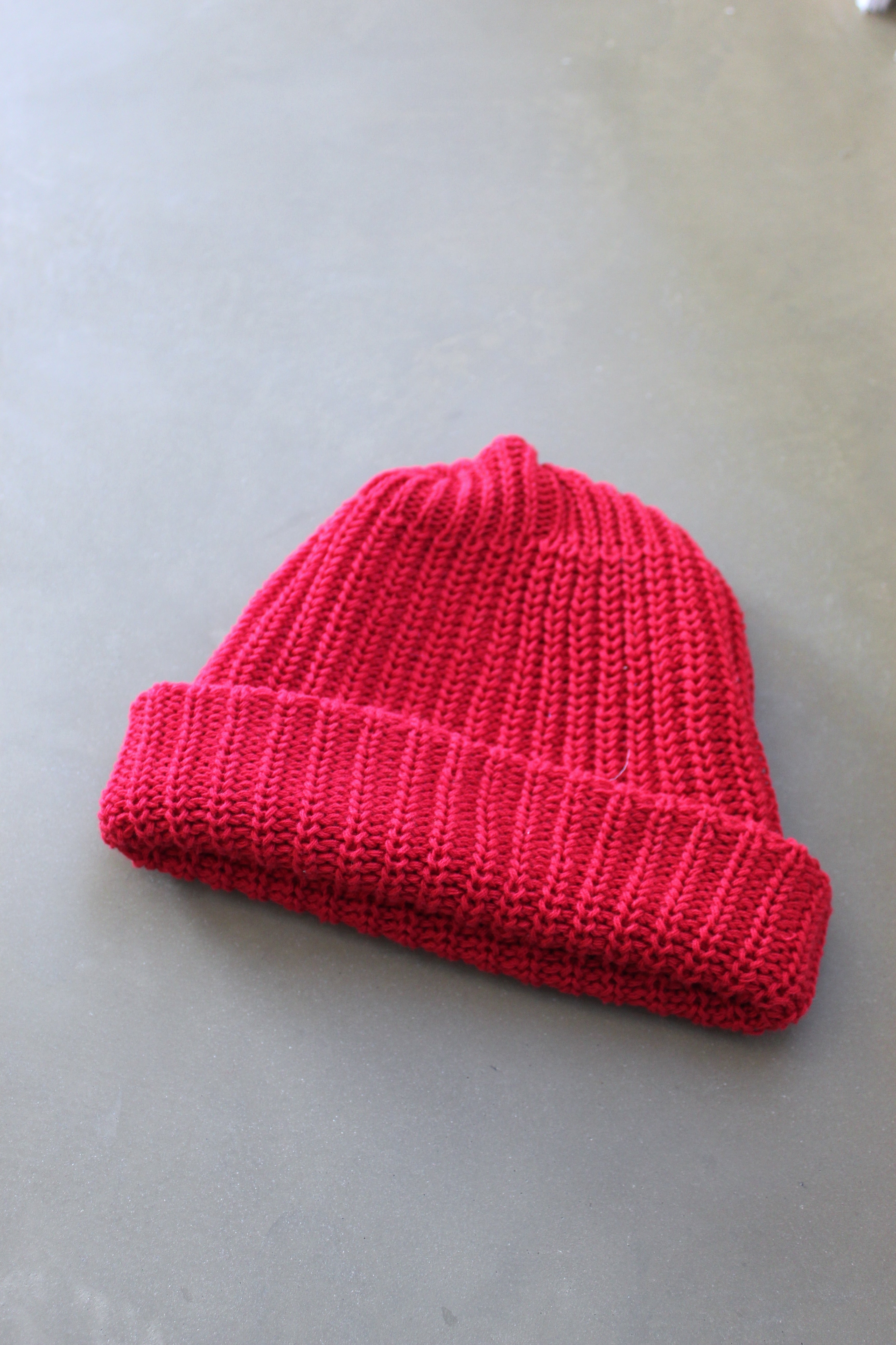 Red Cotton Watch Cap