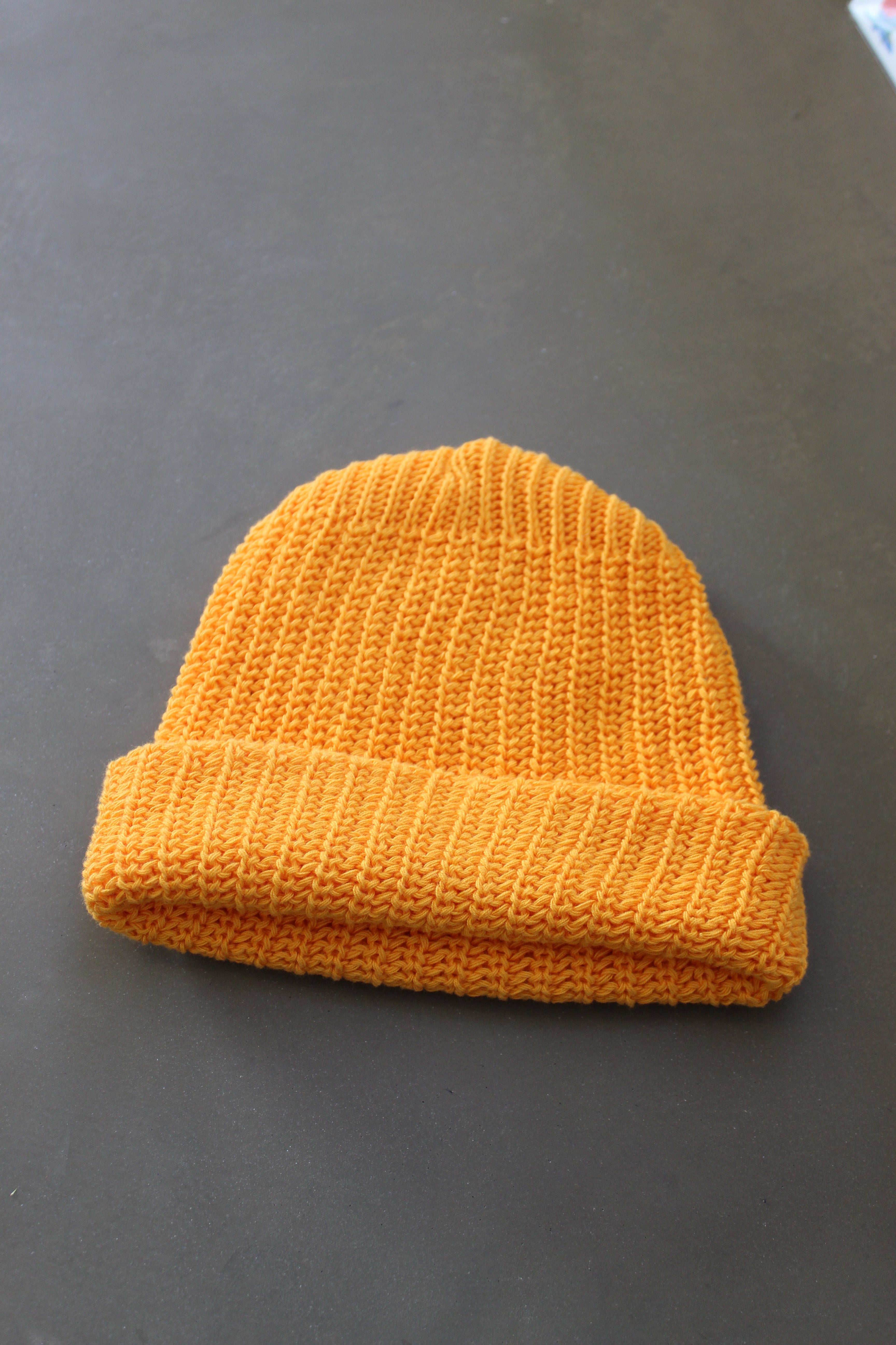 Gold Cotton Watch Cap