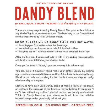 Dandy Blend - Travel Packets