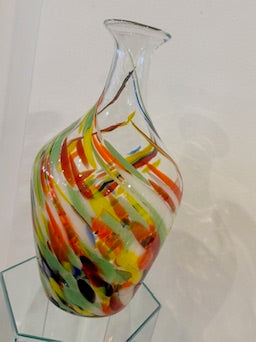 Vintage Large Multi-Color Millefiore Vase