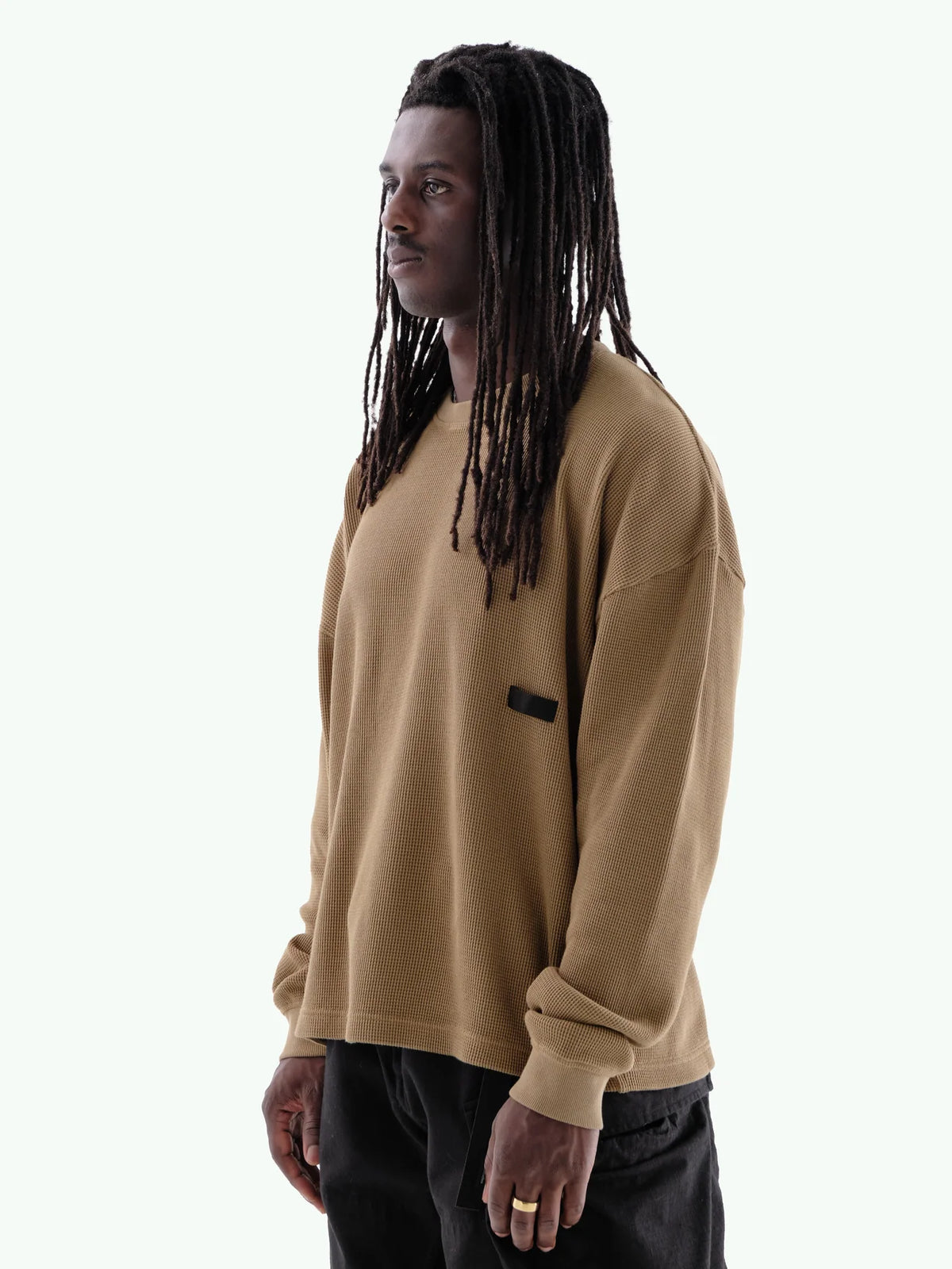 Earth\Studies | LS Recon Tee in Warm Stone Waffle
