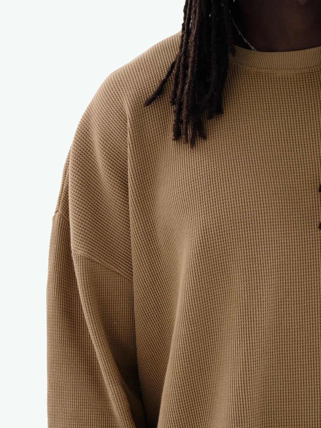 Earth\Studies | LS Recon Tee in Warm Stone Waffle