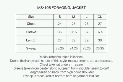 MS-106 Foraging Jacket in Ponderosa Kantha