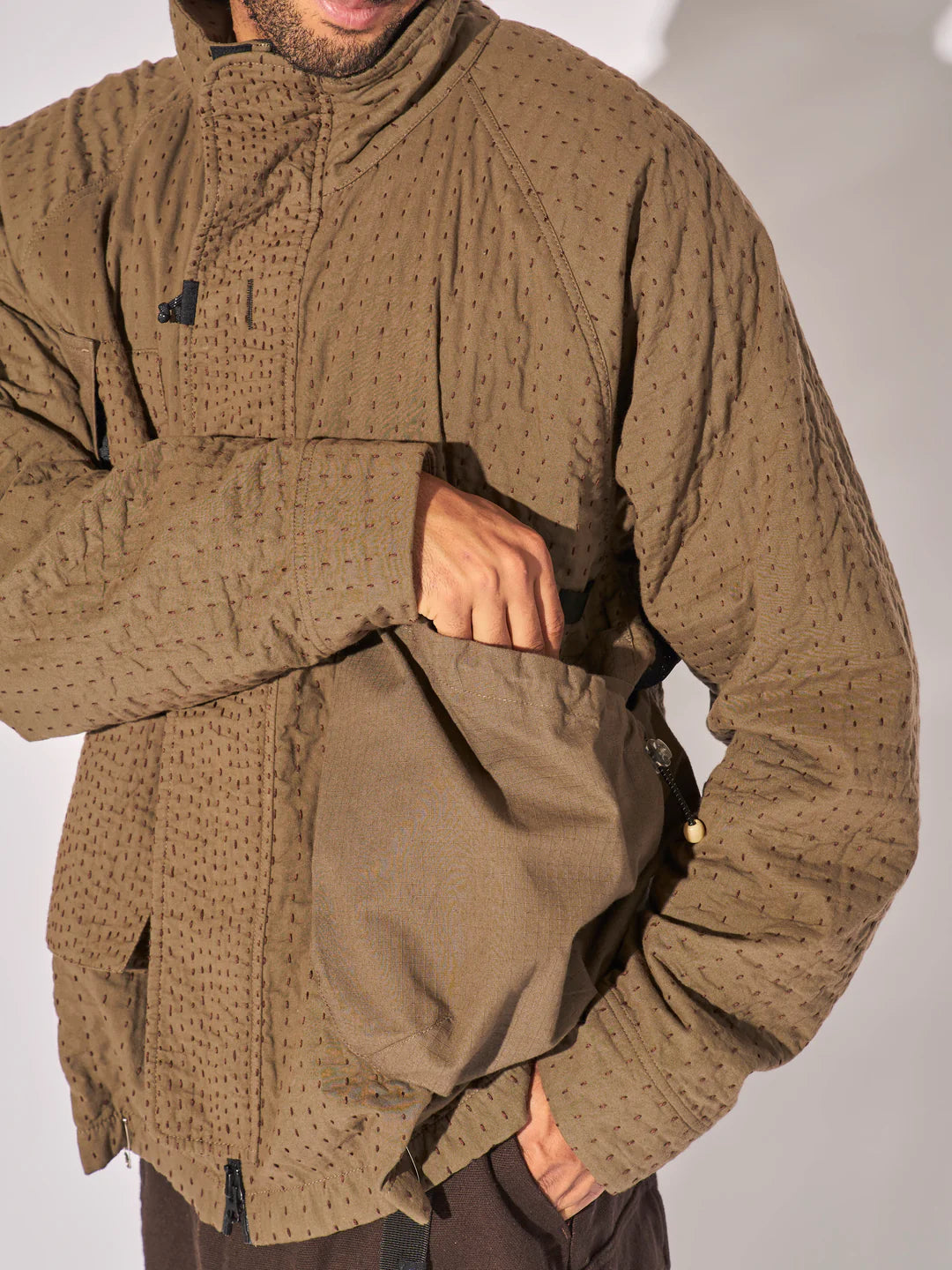 MS-106 Foraging Jacket in Ponderosa Kantha