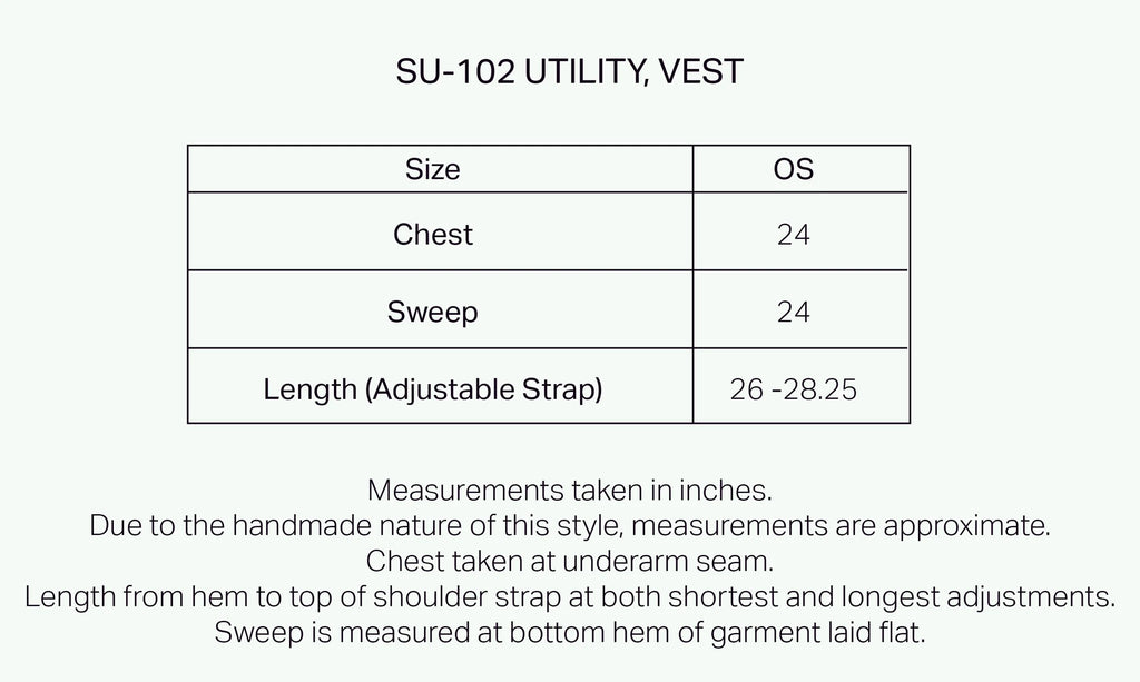 SU-102 Utility Vest in Earth White