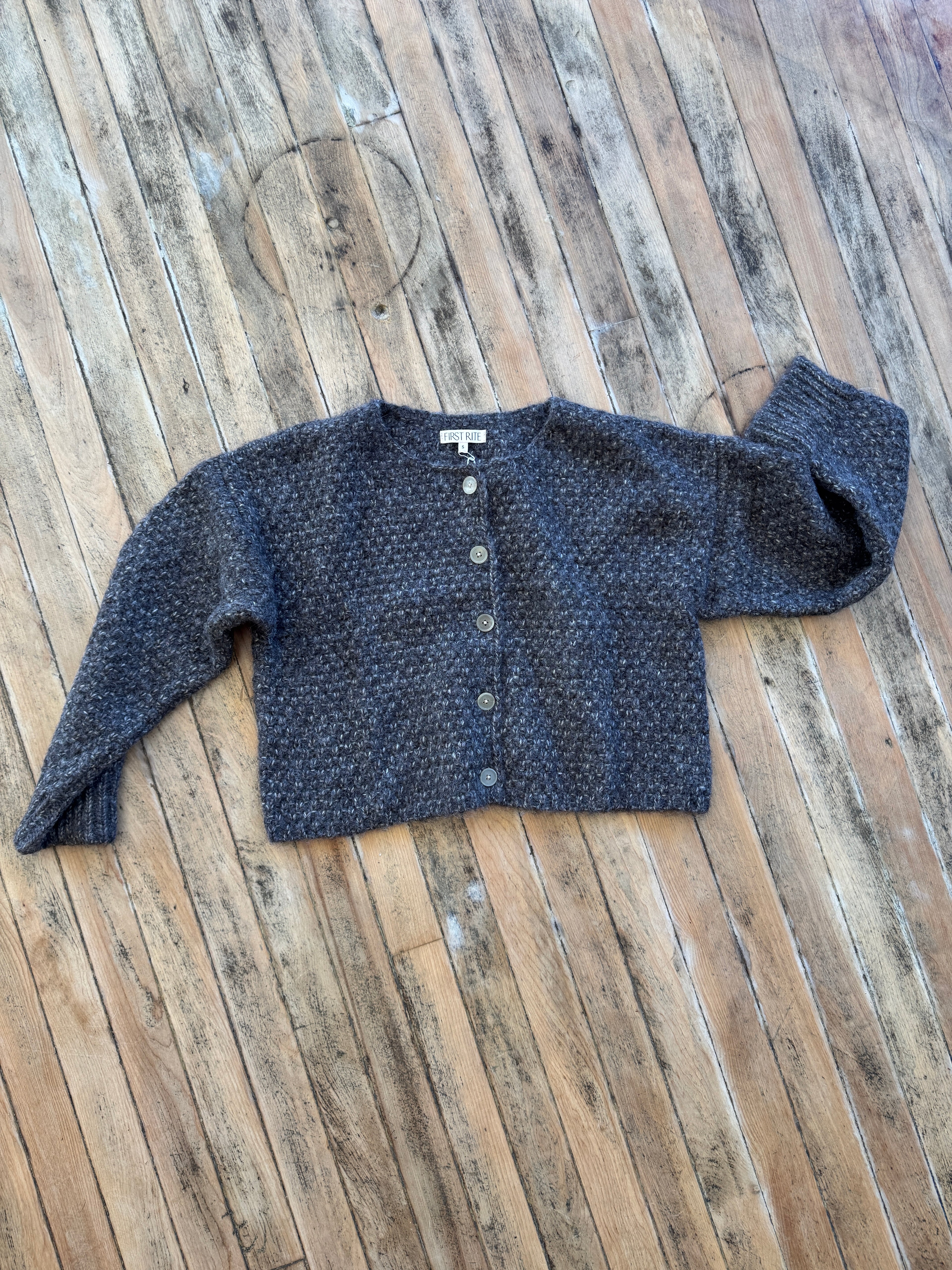 Quinn Cardigan in Charcoal