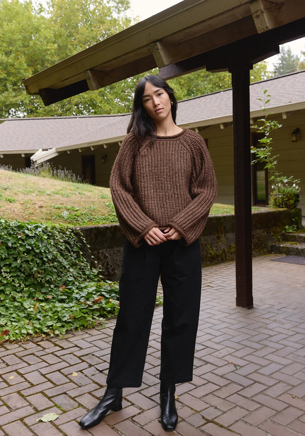 FIRST RITE | Roll Raglan in Walnut