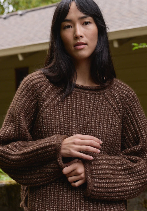 FIRST RITE | Roll Raglan in Walnut