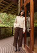 FIRST RITE | Collard Coat in Natural