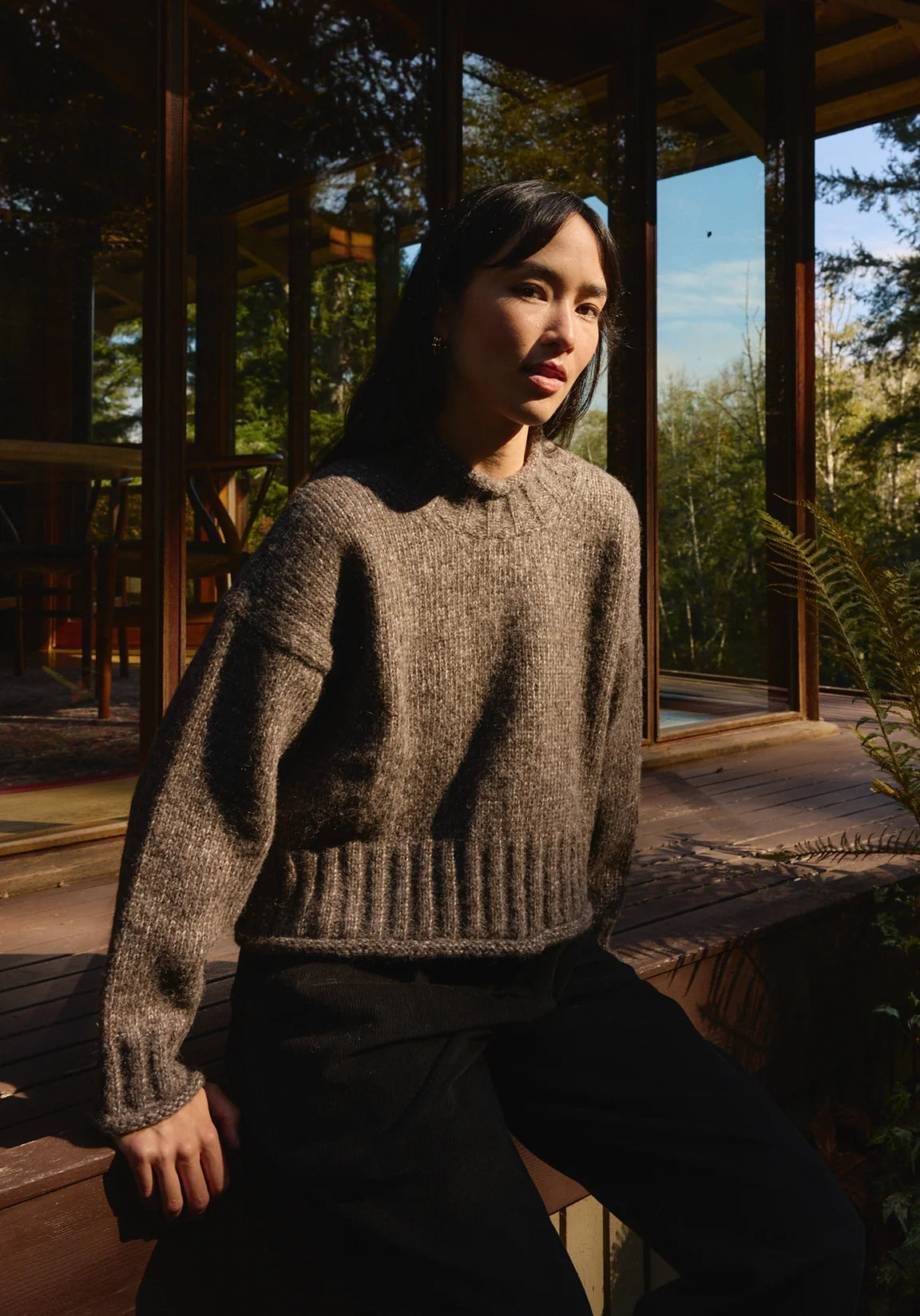 FIRST RITE | Roll Turtleneck in Charcoal
