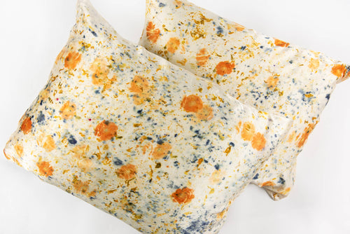 Floral-patterned fabric on a white background