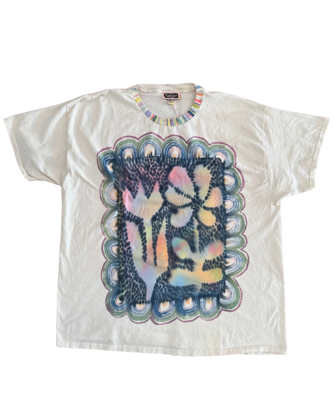 FRUITS OF VENUS x WL Hand-Painted Flower Tee #6