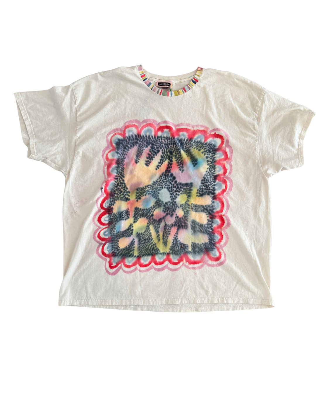 FRUITS OF VENUS x WL Hand-Painted Flower Tee #7