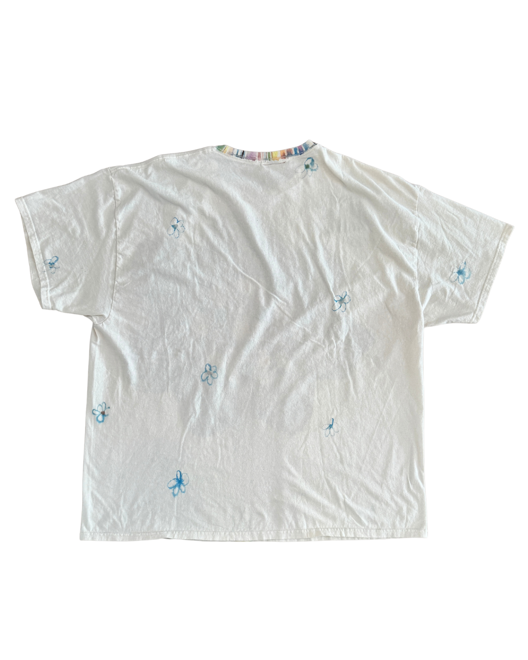 FRUITS OF VENUS x WL Hand-Painted Flower Tee #8