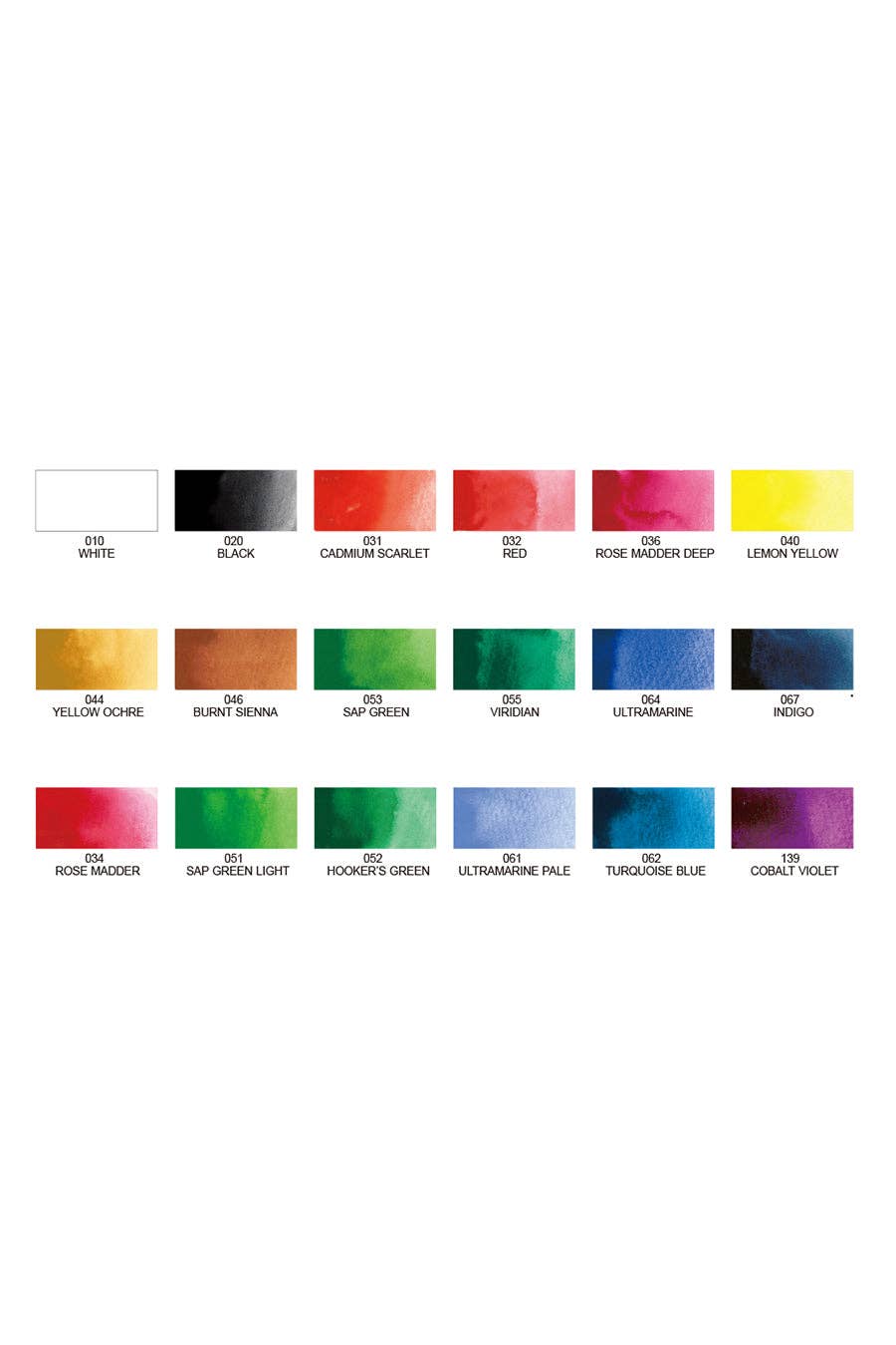 Gansai Tambi Watercolors, Set of 18