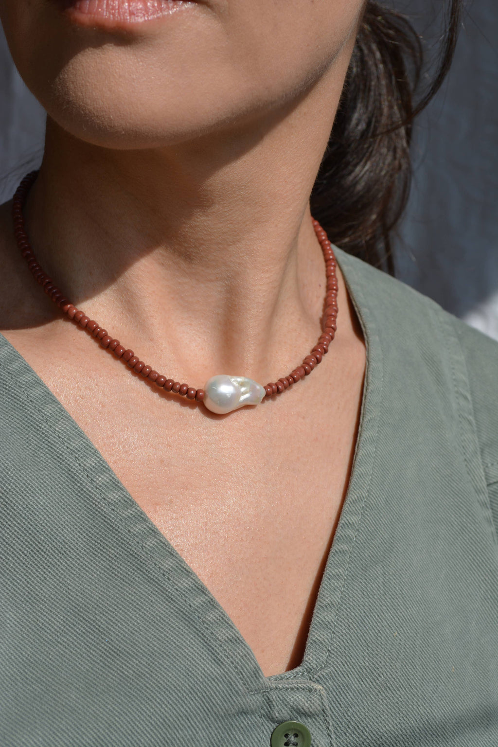 Gemma Pearl Necklace