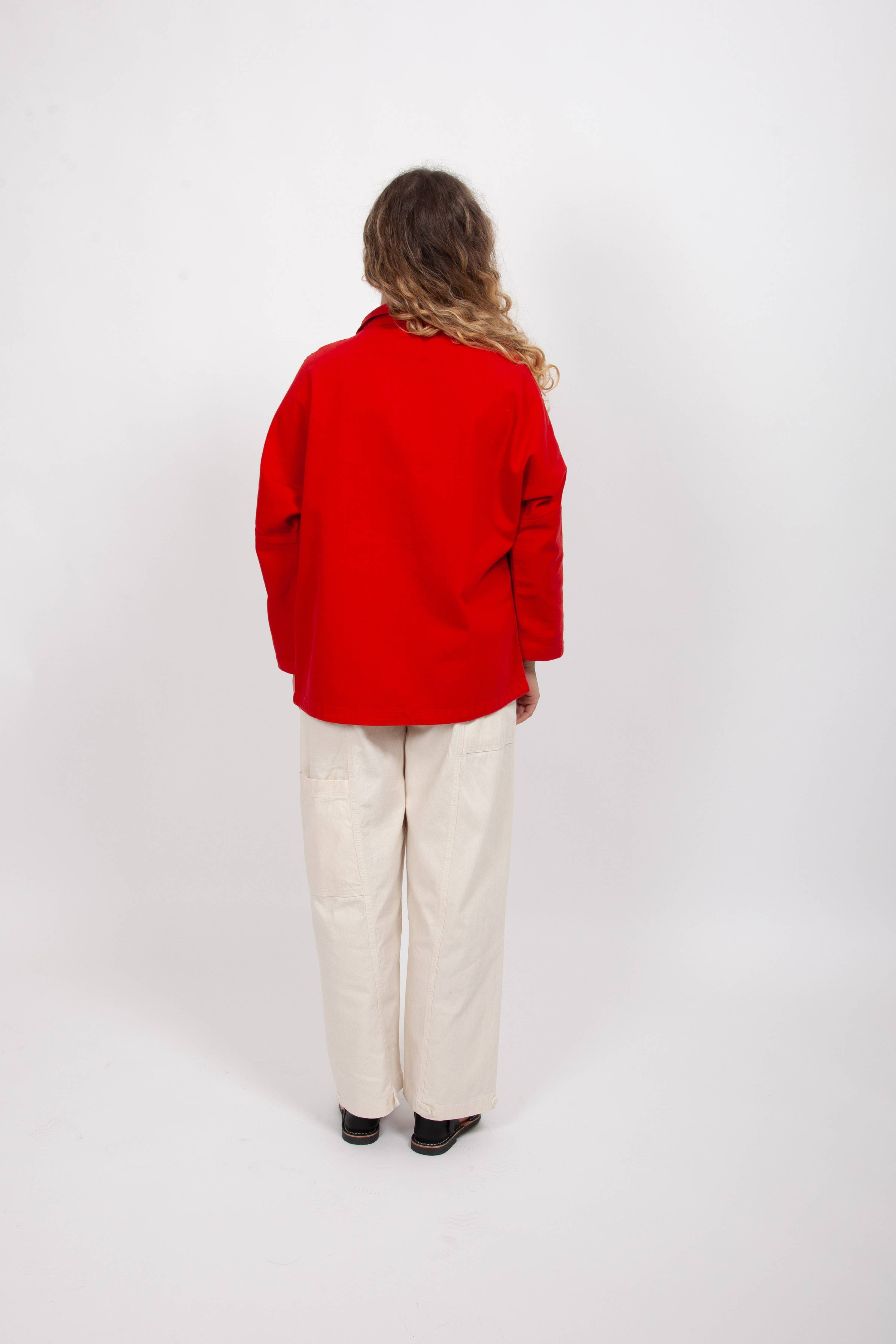 Marram Jacket in Ruby