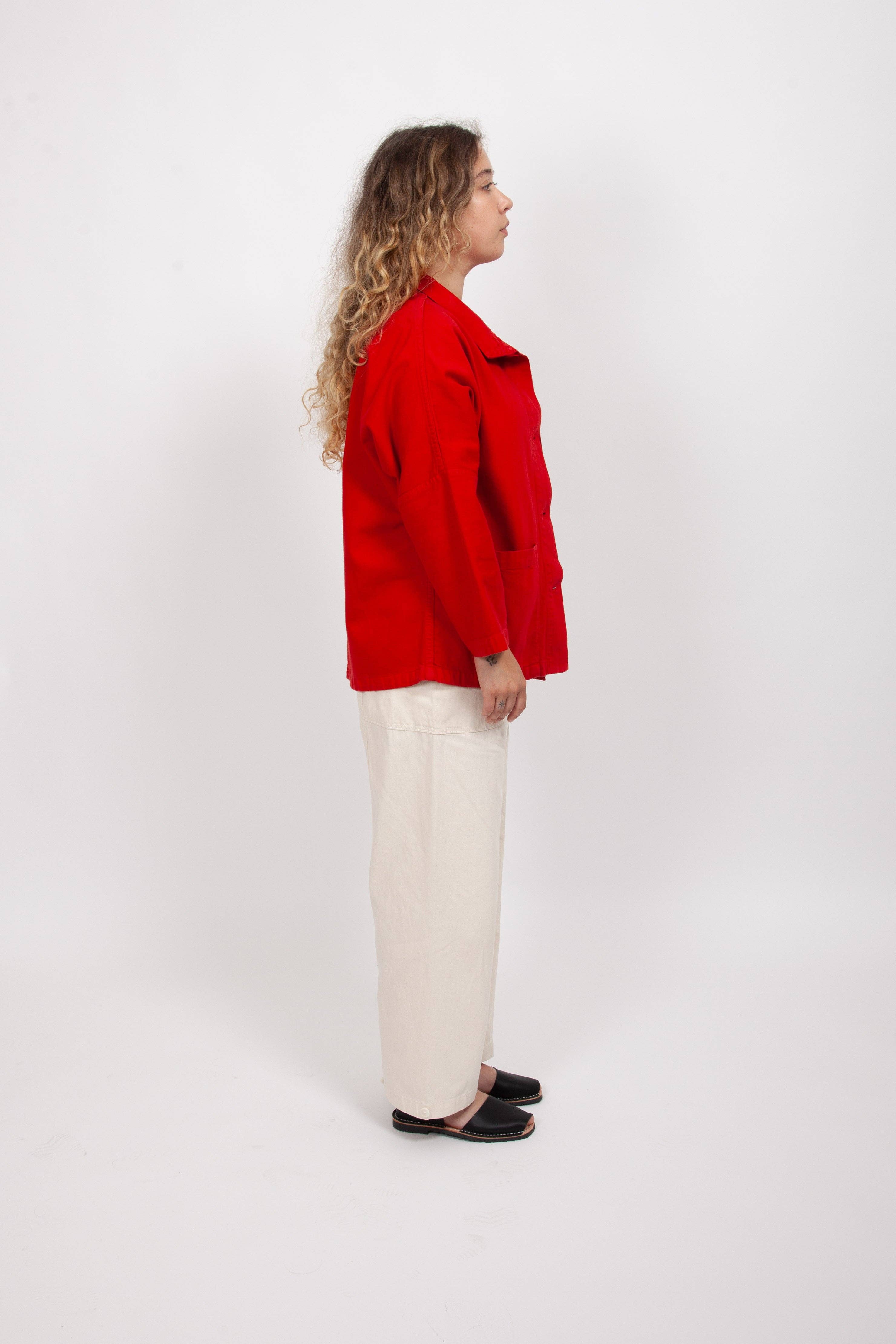 Marram Jacket in Ruby