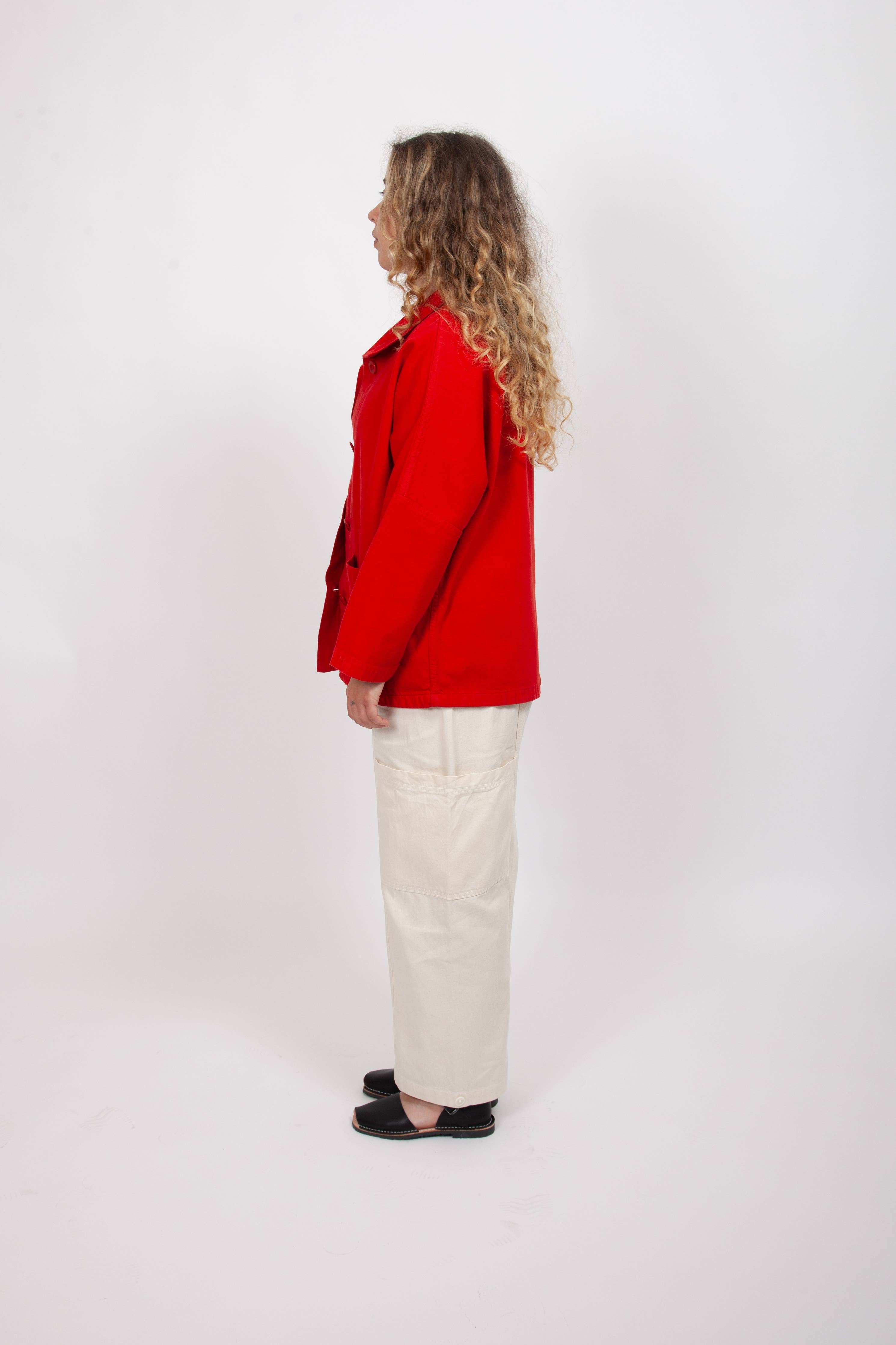 Marram Jacket in Ruby