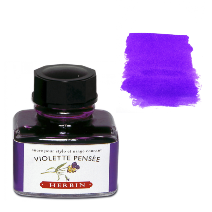 Herbin Fountain Pen Ink - Violette Pensee (Violet)