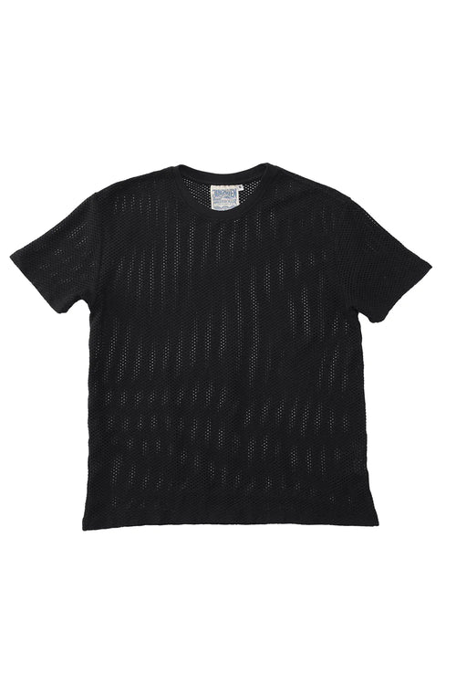 Highline Mesh Tee in Black