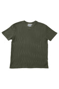 Highline Mesh Tee in Olive Green