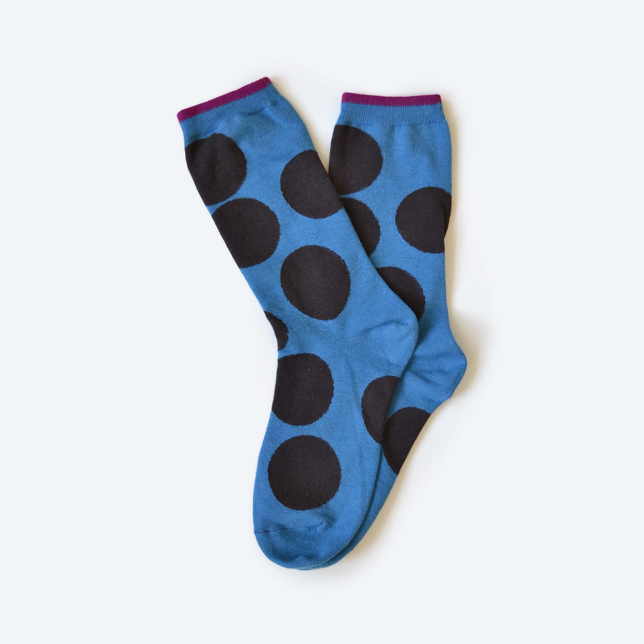 Big Dot Blue Socks