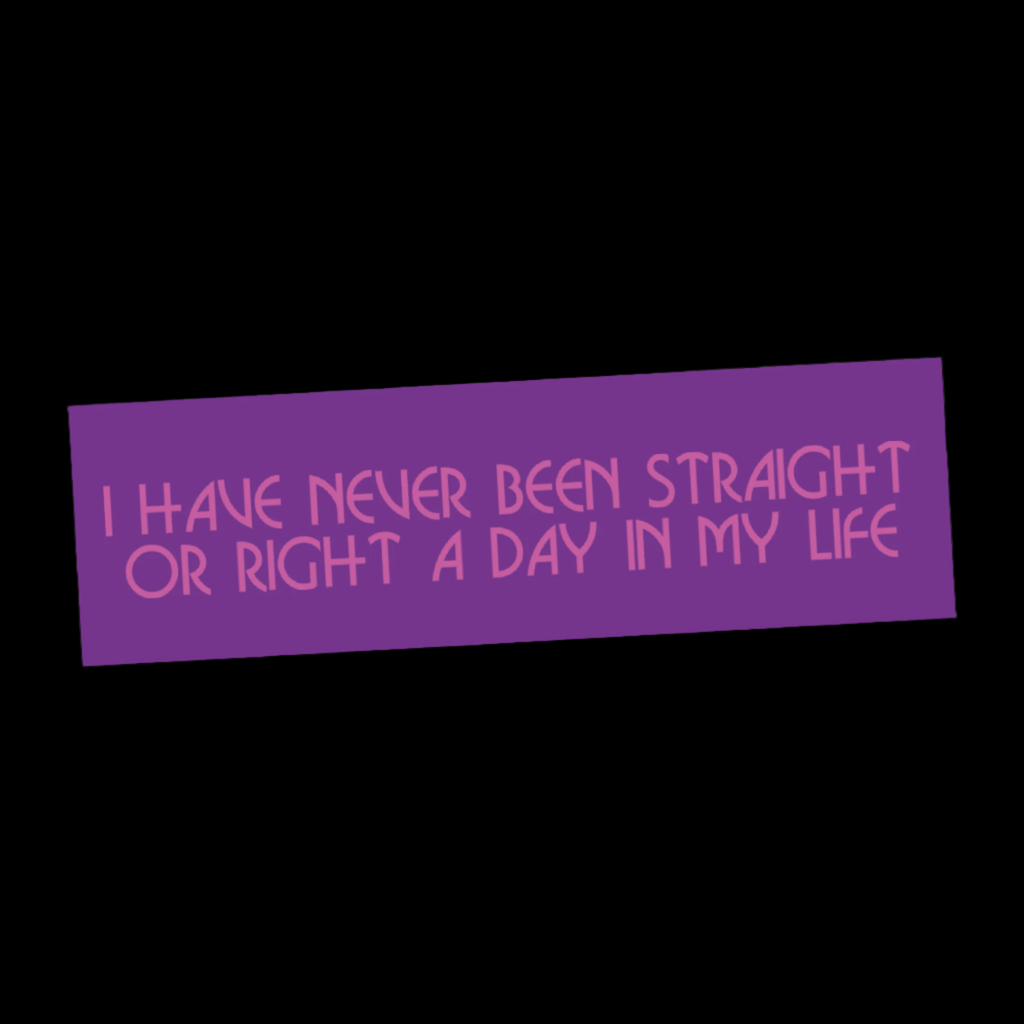 I have never been straight by Working Loose in collaboration with Lisa Foti-Straus