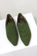 Green Taffeta Shoes by Romeo Gigli 1988 - 1992