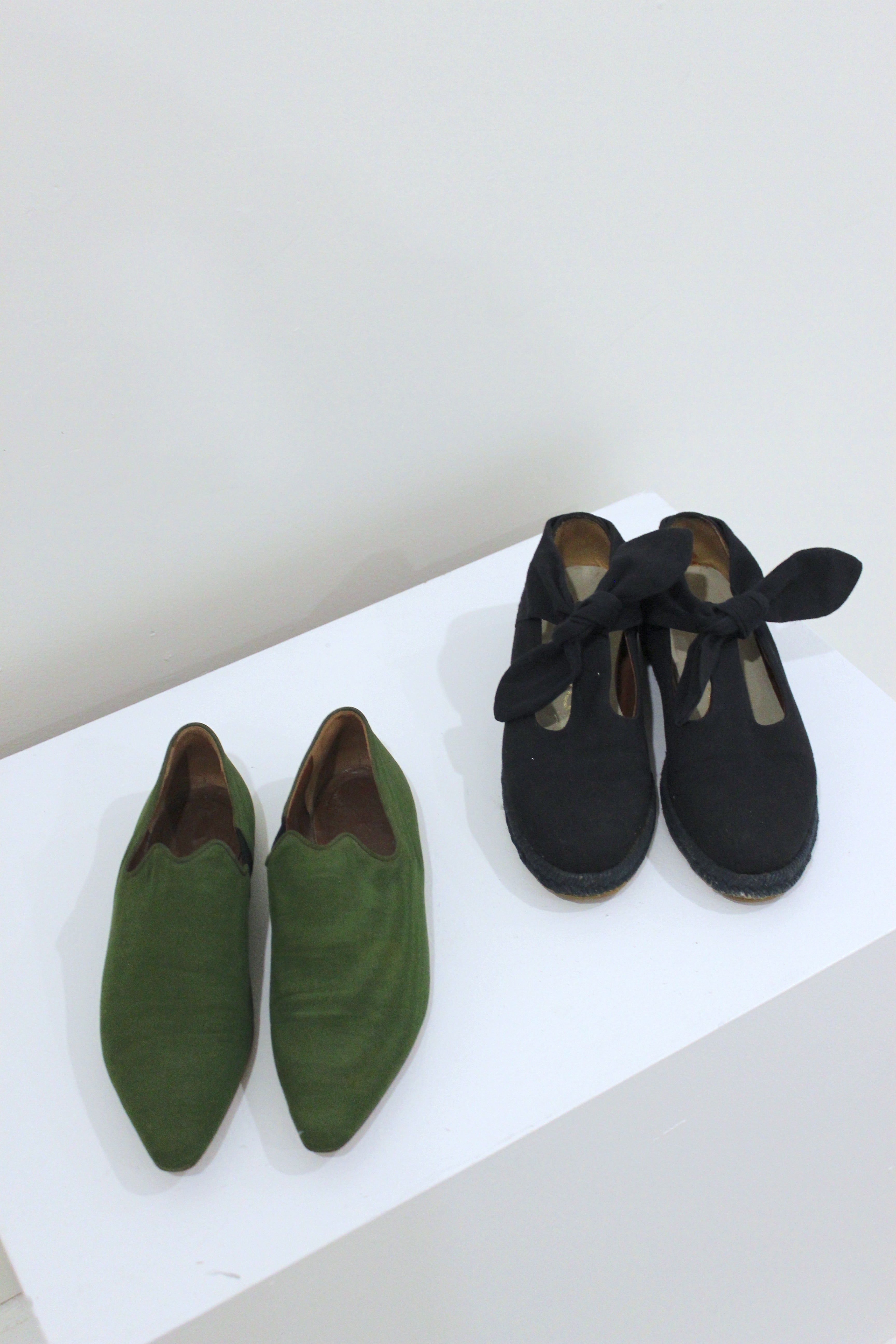 Black Canvas Shoes by Romeo Gigli 1988 - 1992