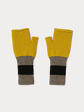 Fingerless Mittens in Tumeric