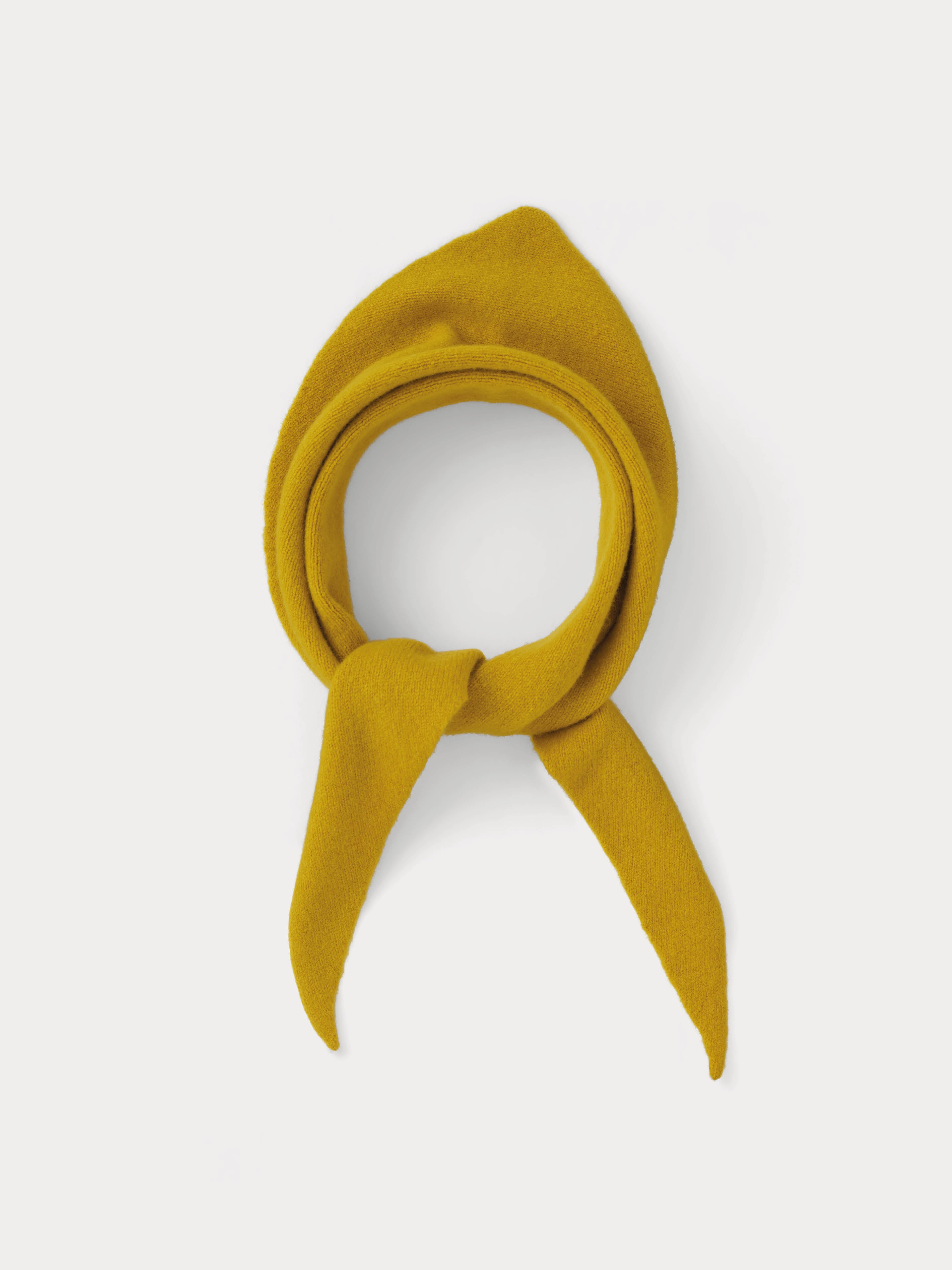 Plain Triangle Neckerchief in Tumeric