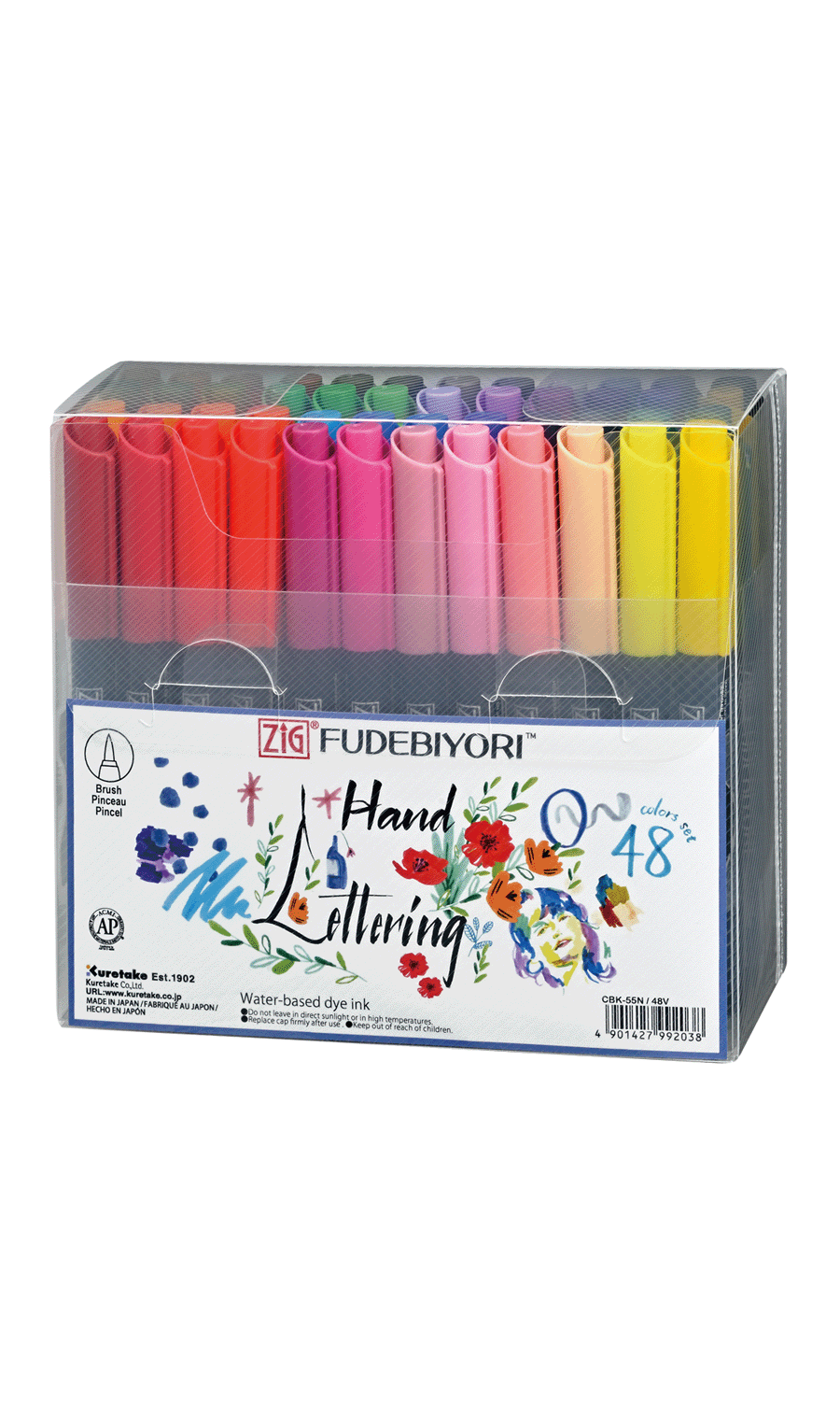 Kuretake® 48 Color Brush Pen Set