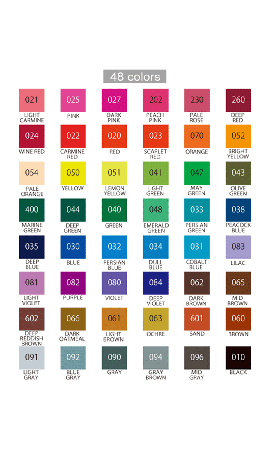 Kuretake® 48 Color Brush Pen Set