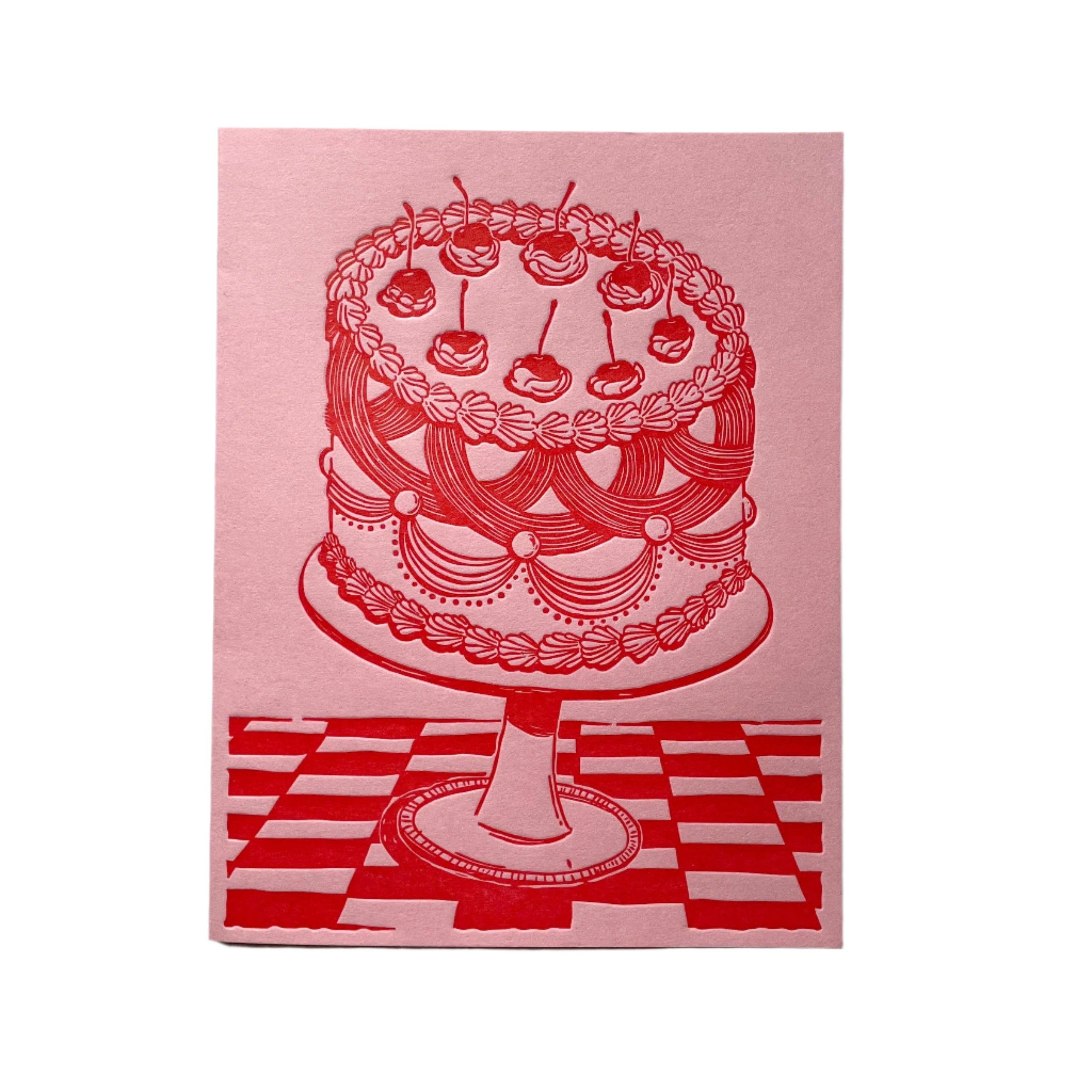 Fancy Cake Greeting Card