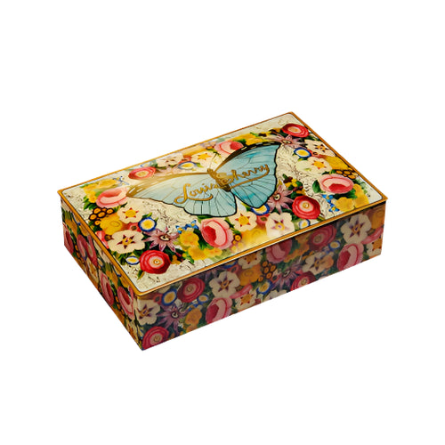 Louis Sherry 12-Piece Chocolate Tin - John Derian Butterfly