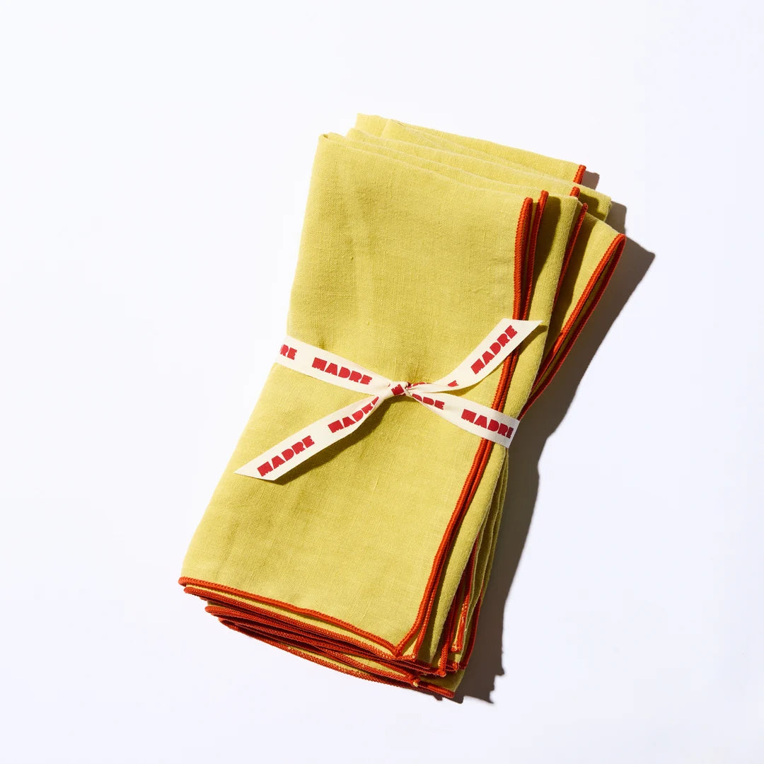 MADRE Linen Napkin Set - Butter