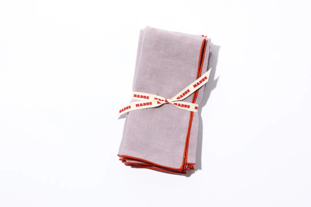 MADRE Linen Napkin Set - Fig