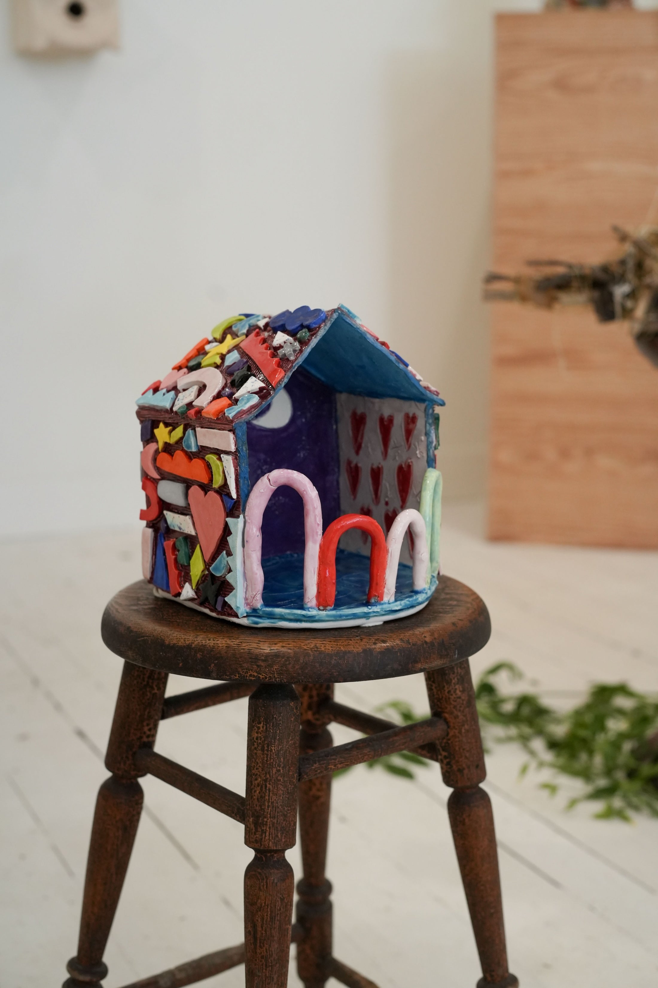 Shapes Birdhouse by Madeline Donahue
