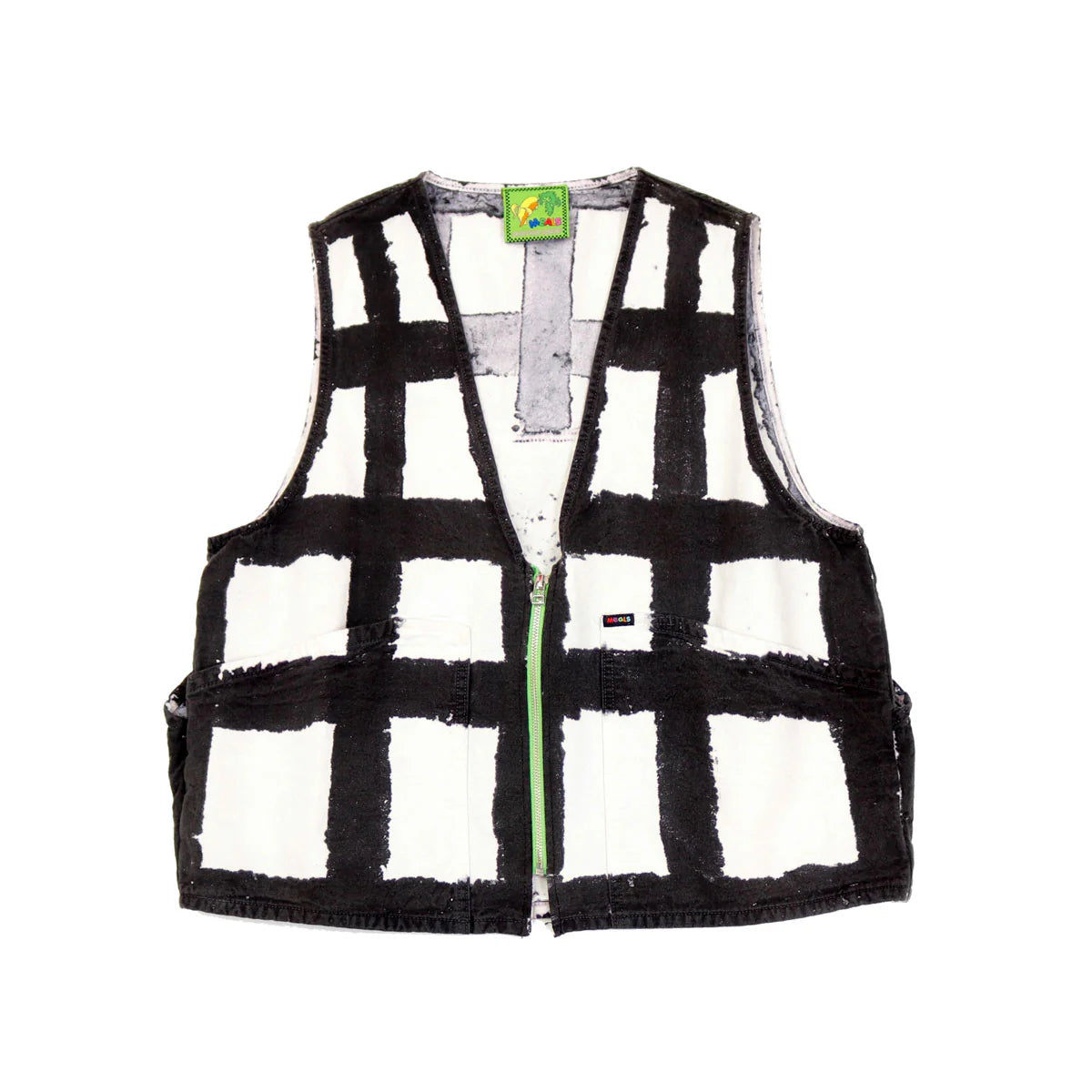 Licorice Check Work Vest