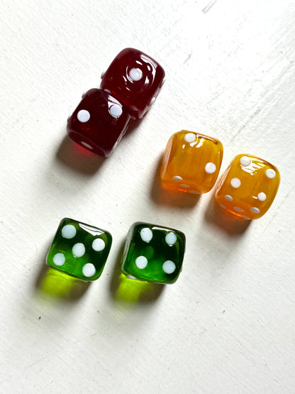 Murano Glass Dice