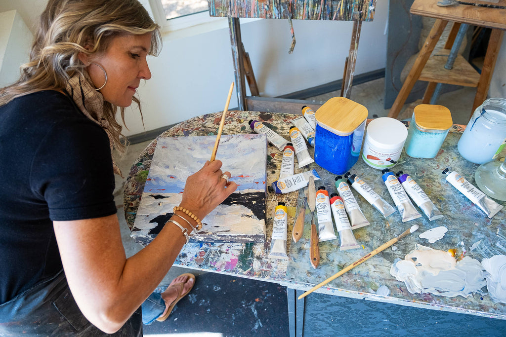 Natural Acrylik Paint - Scarlet Red 4 fl oz