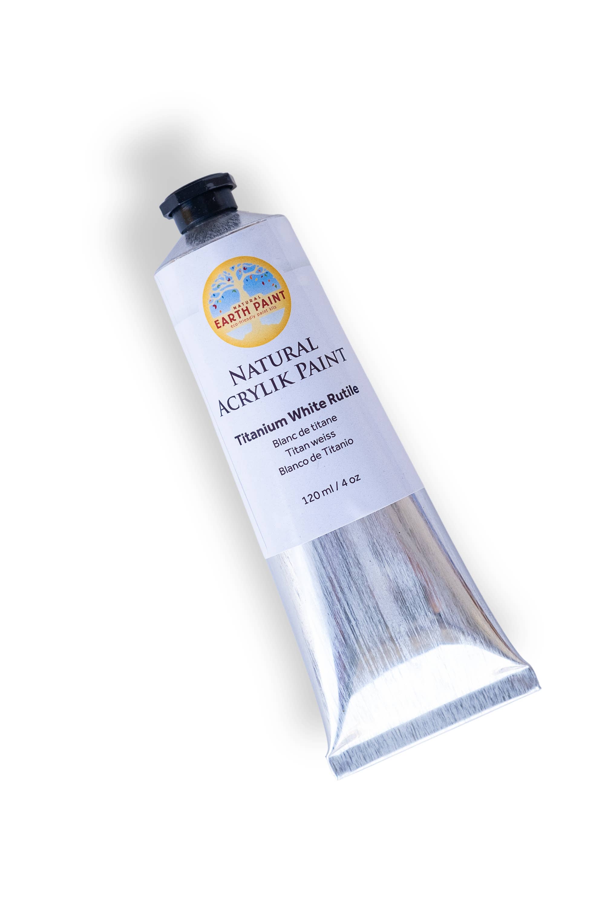 Natural Acrylik Paint - Titanium White Rutile 4 fl oz