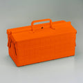 Orange Steel Cantilever Toolbox