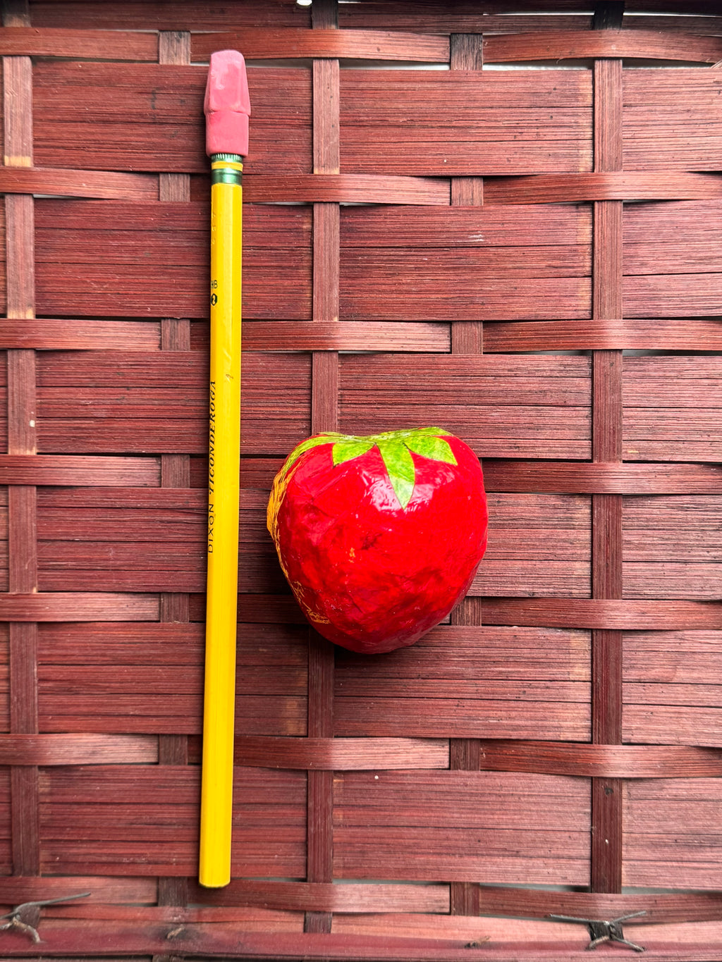 Papier-mâché Strawberries