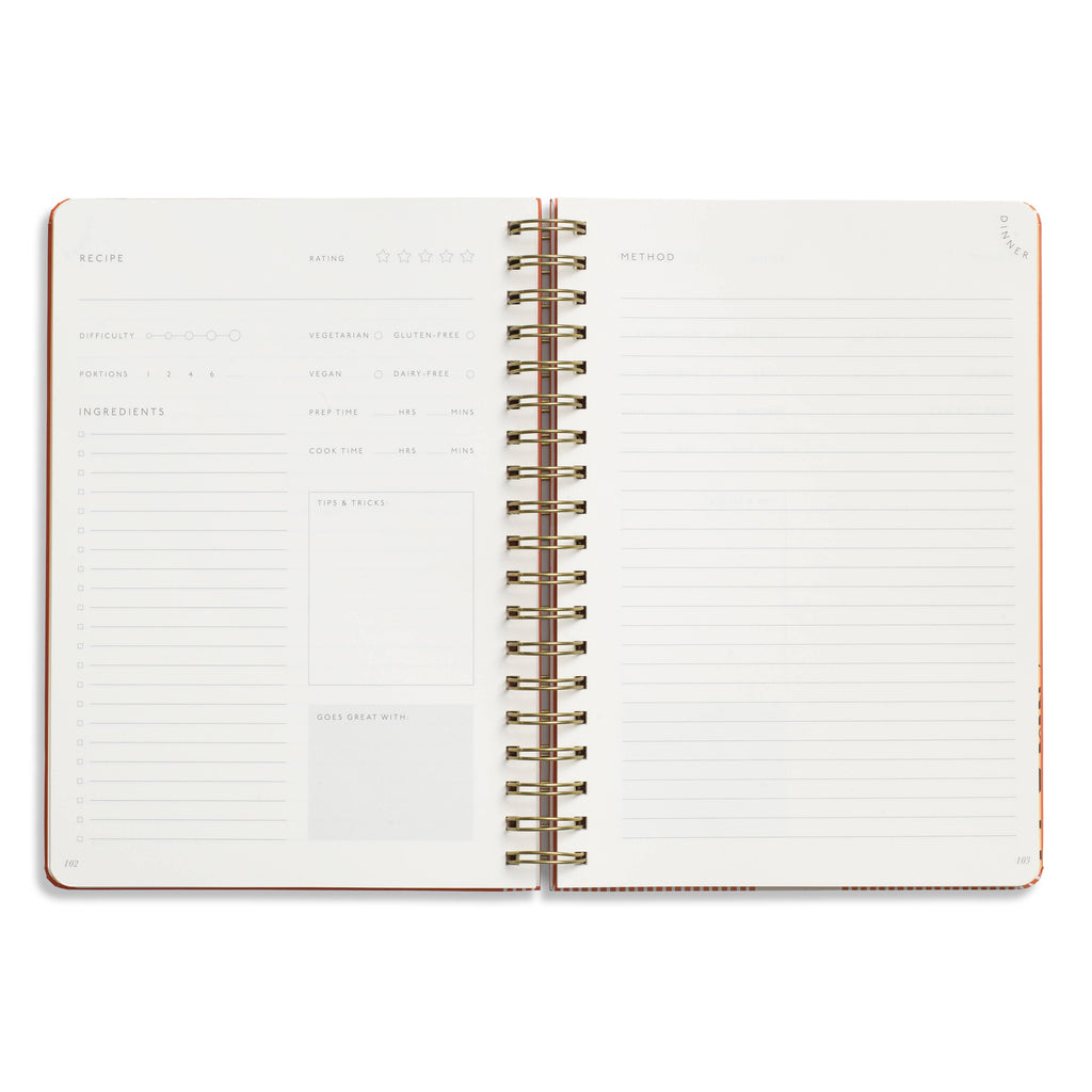 Eat Well Spiral Recipe Journal