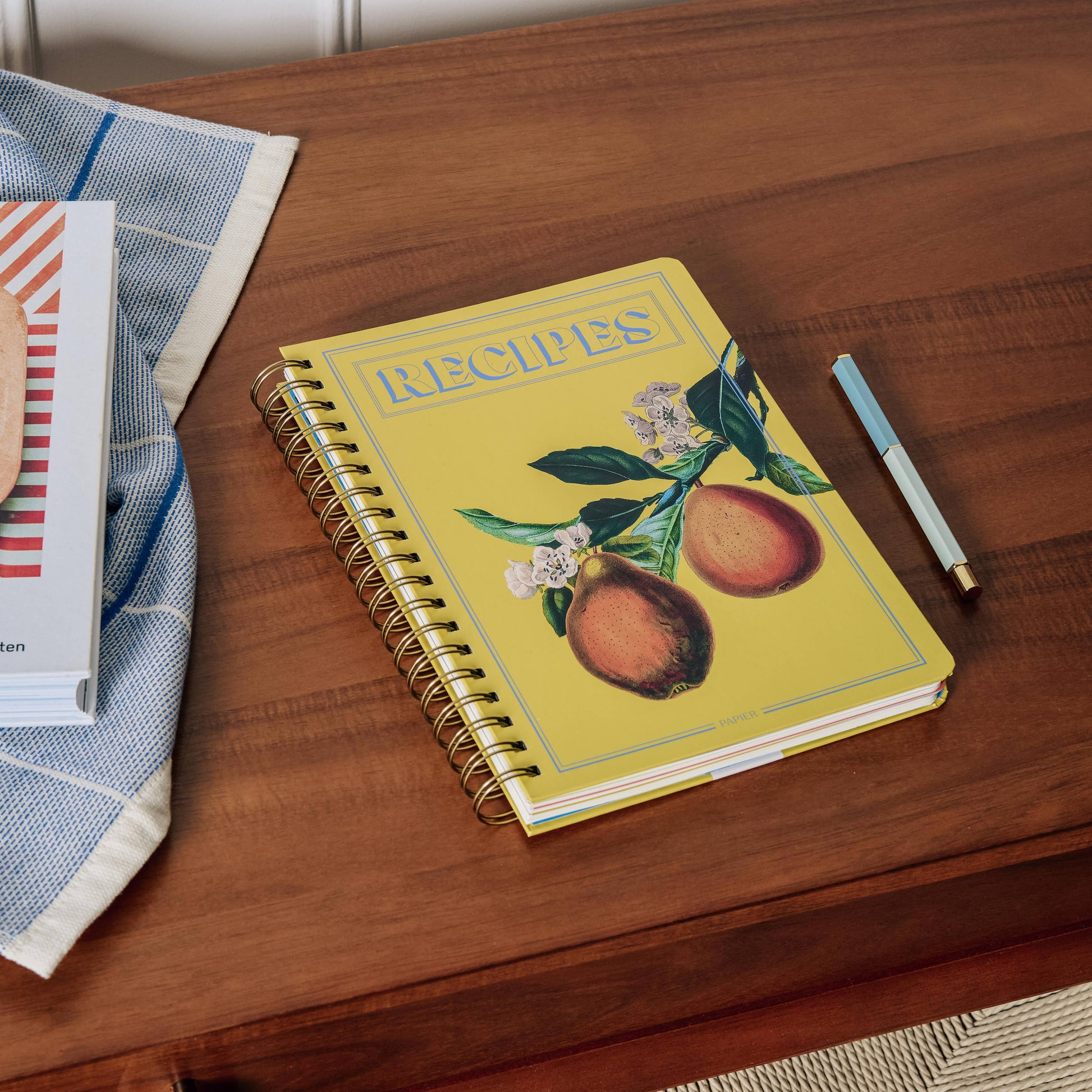 Hanging Fruits Spiral Recipe Journal