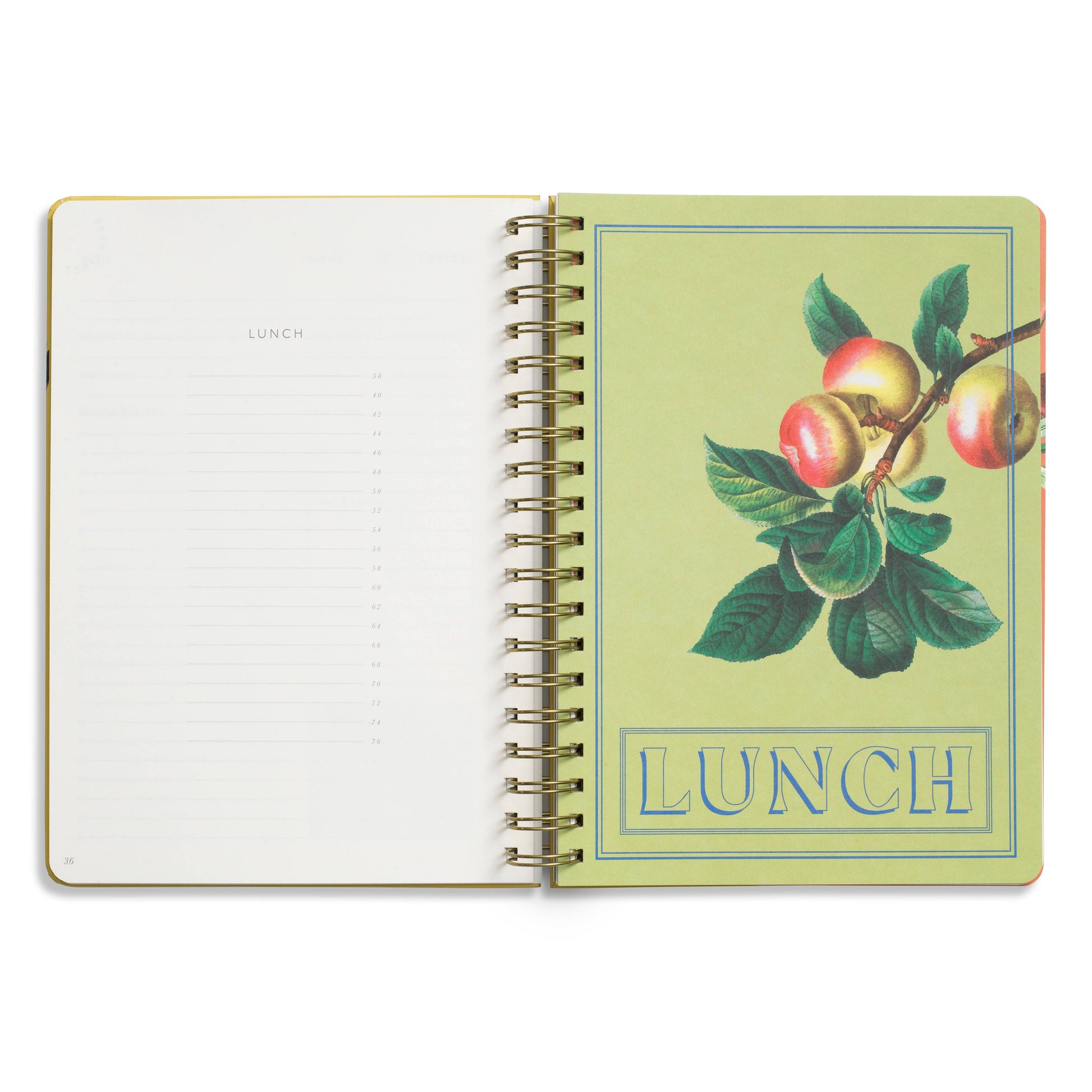 Hanging Fruits Spiral Recipe Journal