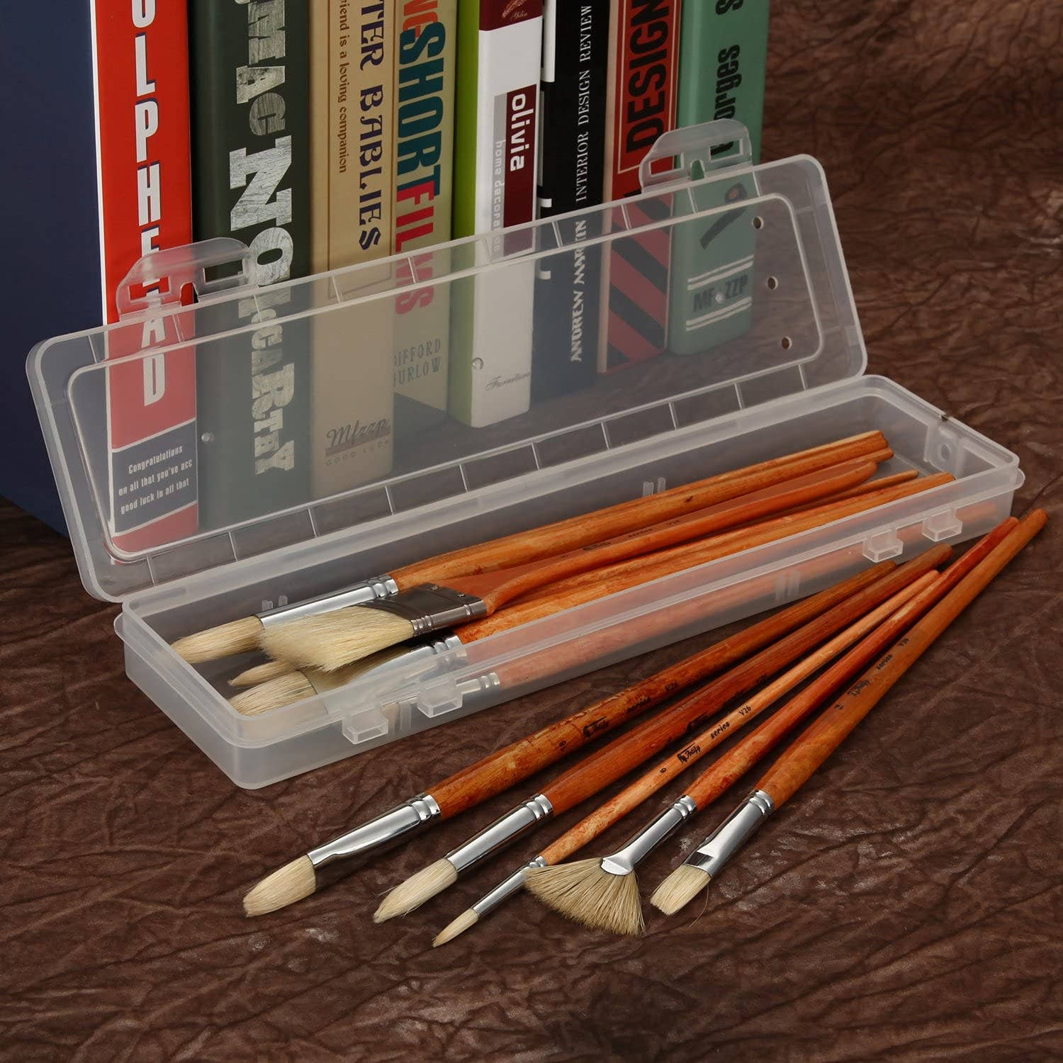 Professional Oil Paint Brush 15-Piece Set
